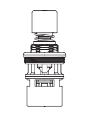 Cartouche complète - Pour douche Tempostop - 743428