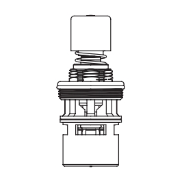 Cartouche complète - Pour urinoir Tempostop - 743528