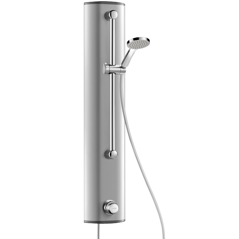 Panneau douche Tempomix avec douchette - Aluminium Delabie