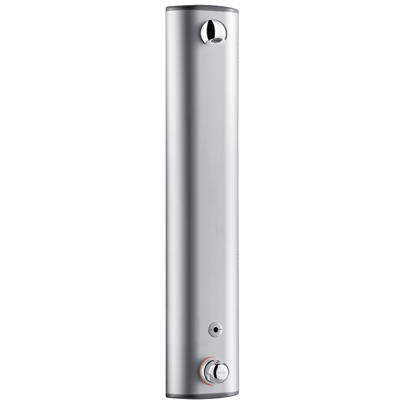 Panneau douche thermostatique Securitherm - Aluminium Delabie