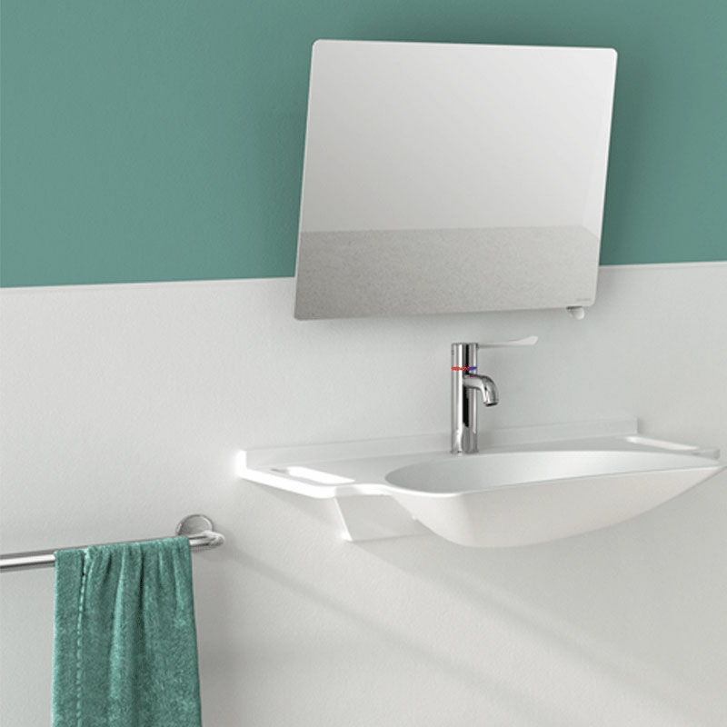 Mitigeur lavabo Securitherm Bioclip séquentiel Delabie