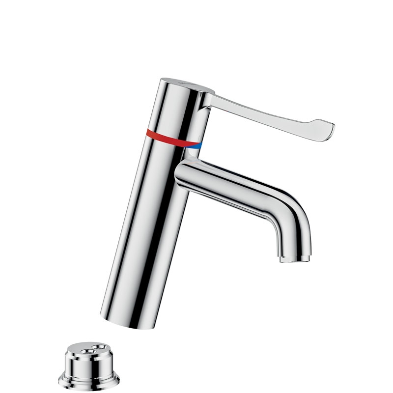 Mitigeur lavabo Securitherm Bioclip séquentiel Delabie
