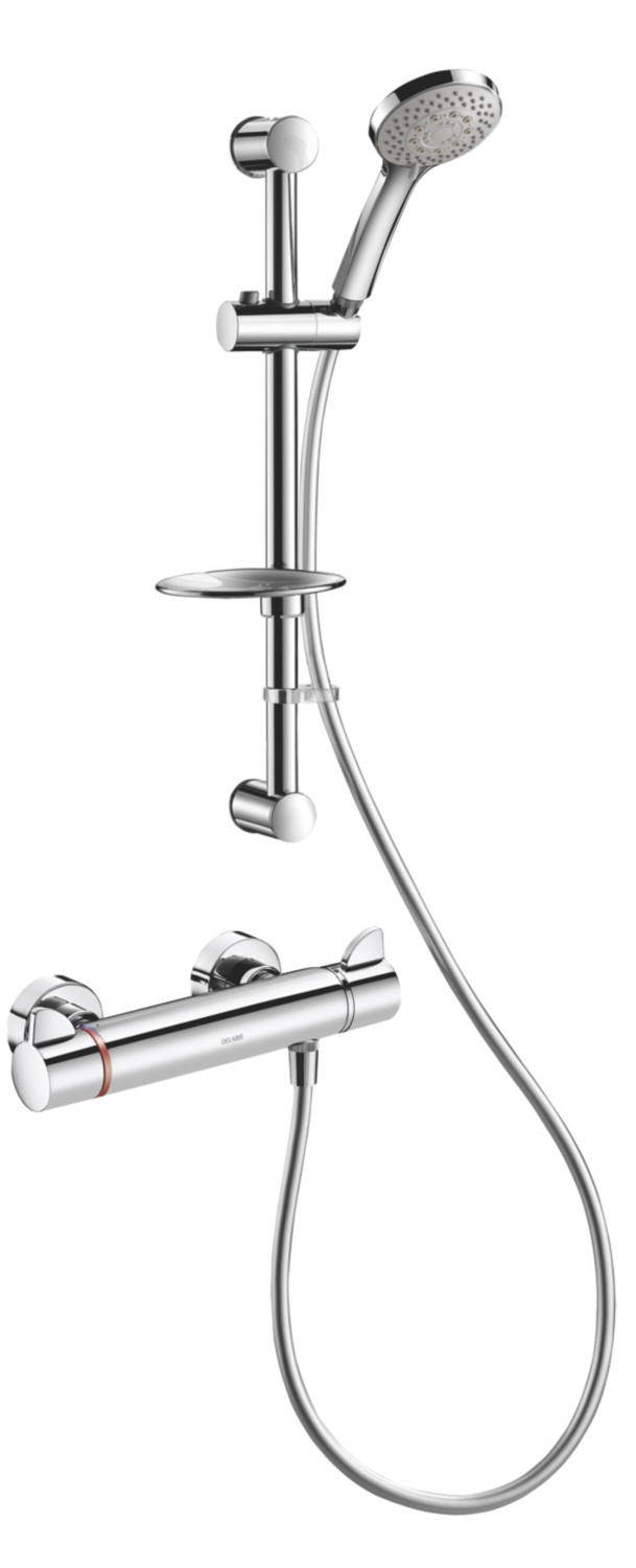 Combiné de douche thermostatique sécuritouch Securitherm Delabie