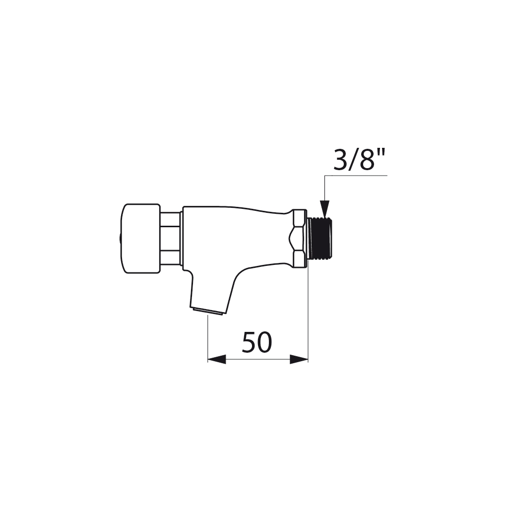Robinet temporisé Tempostop 744000 Delabie