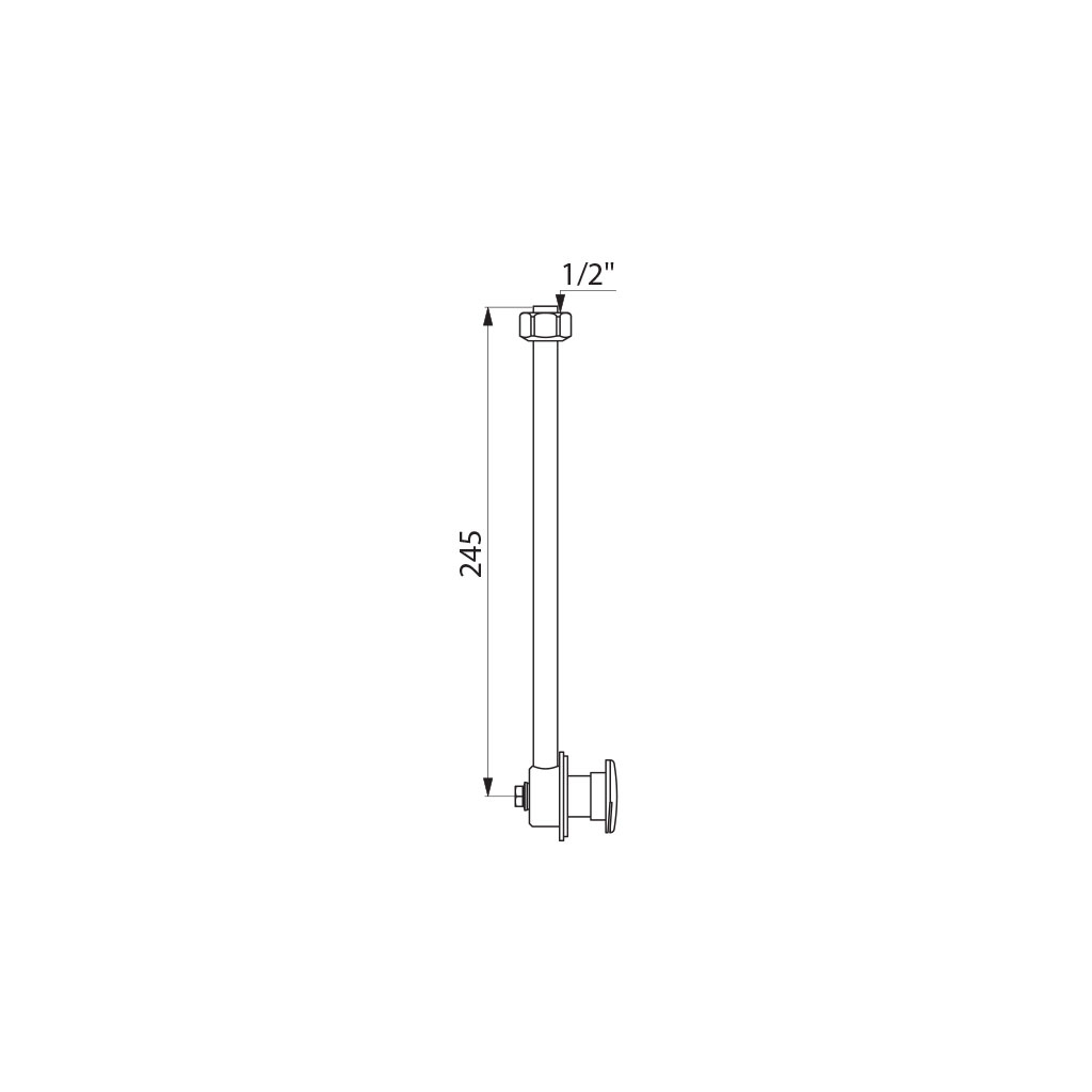 Tubulure alimentation Allia Aubagne ou Selles 8418 751000 Delabie