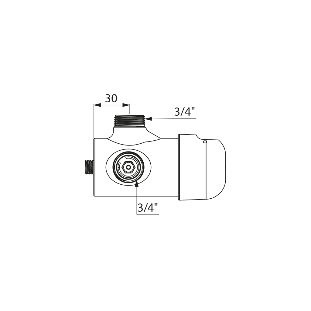 Mitigeur de douche Tempomix 790000 Delabie