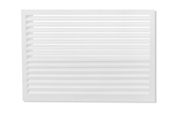 Face dos finition aluminium blanc 23A - 9010 Decoclim