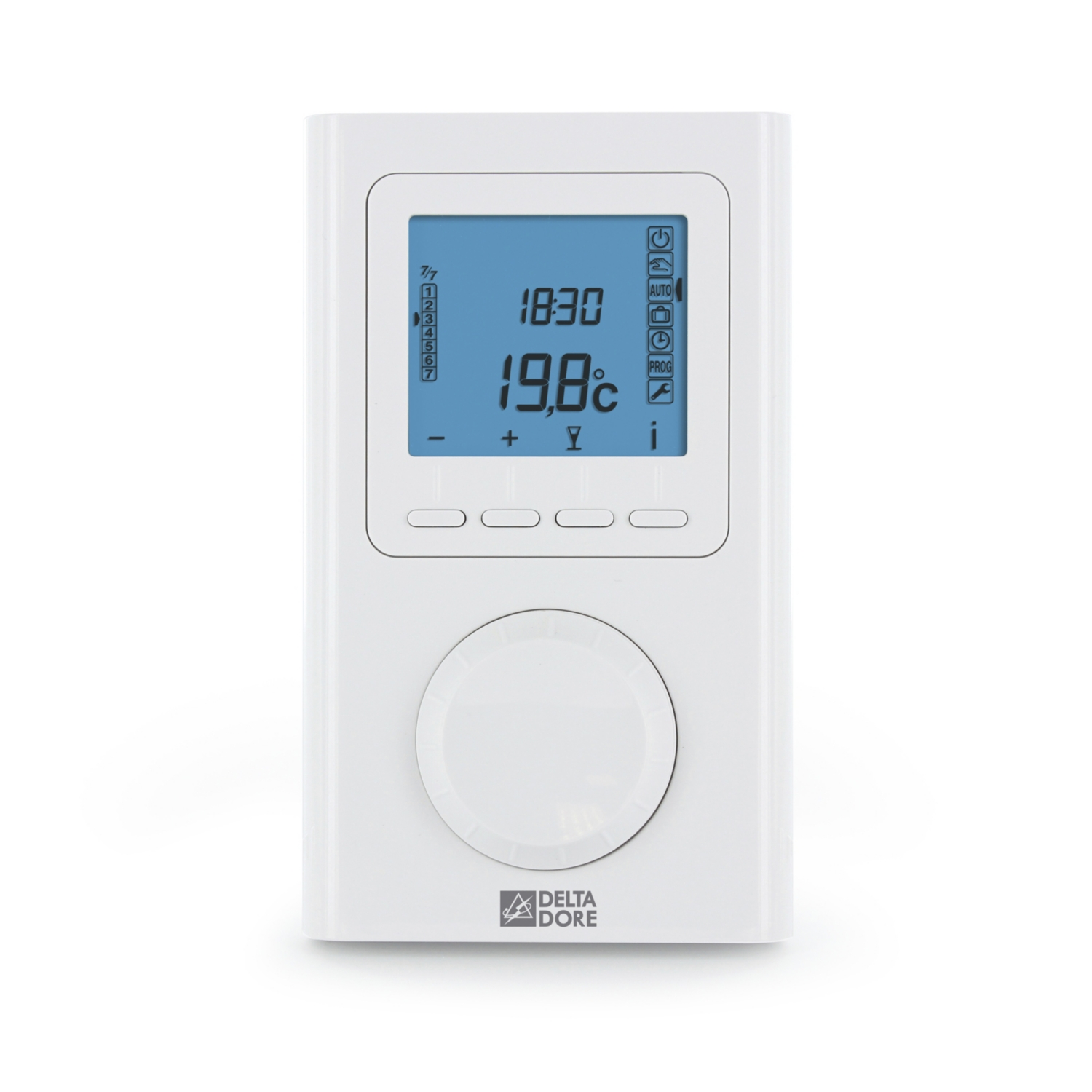 Thermostat d'ambiance programmable radio Delta 8000 TAP RF Delta Dore