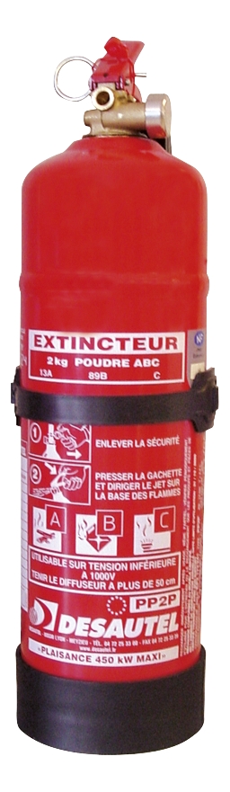 Extincteur à poudre 9 kg Desautel