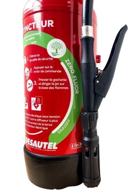 Extincteur eau + additif Zero-Fluor E6A15FF - 6L Desautel