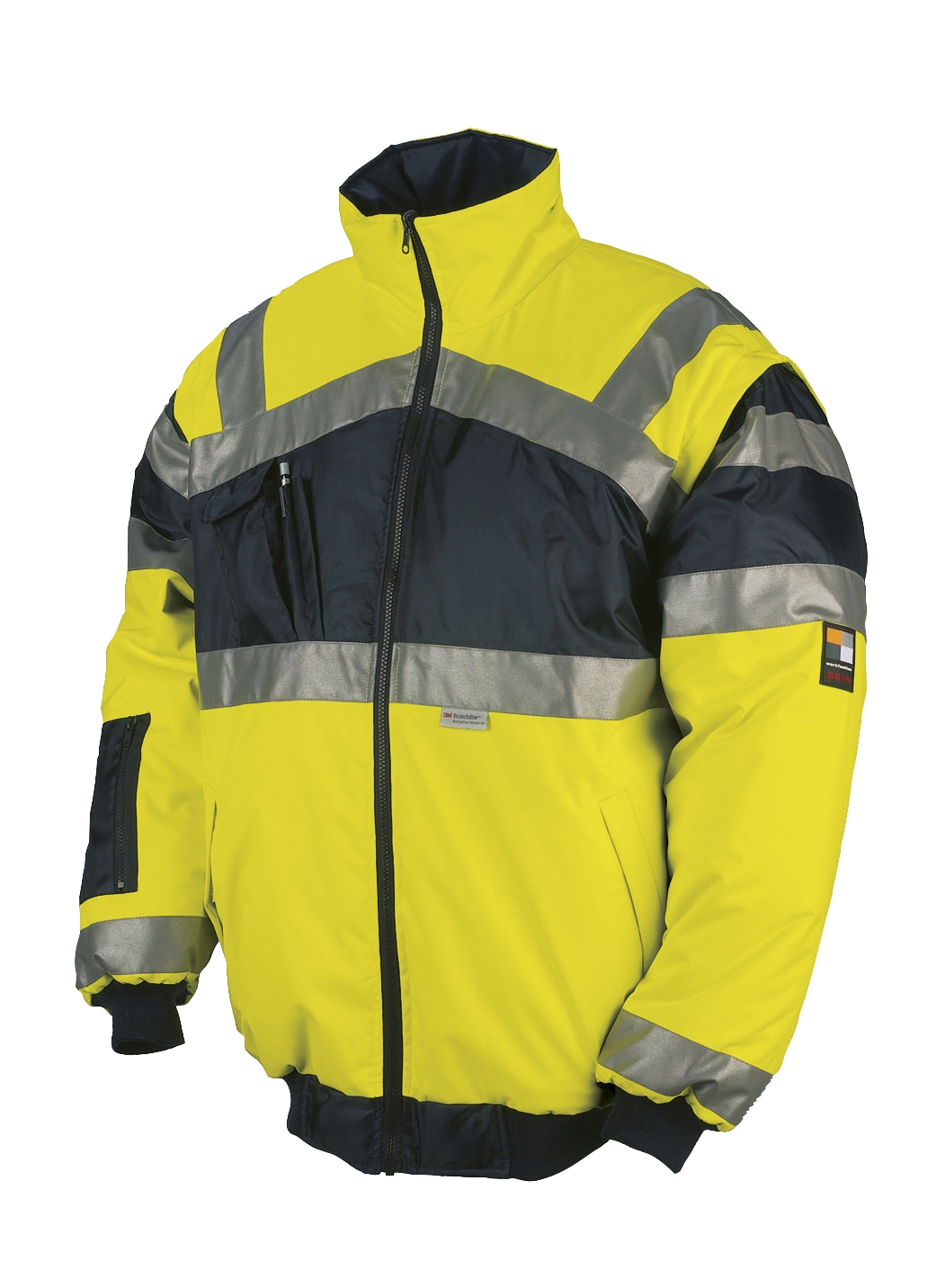 Blouson 2 en 1 Blade HV - Jaune / Marine P2L