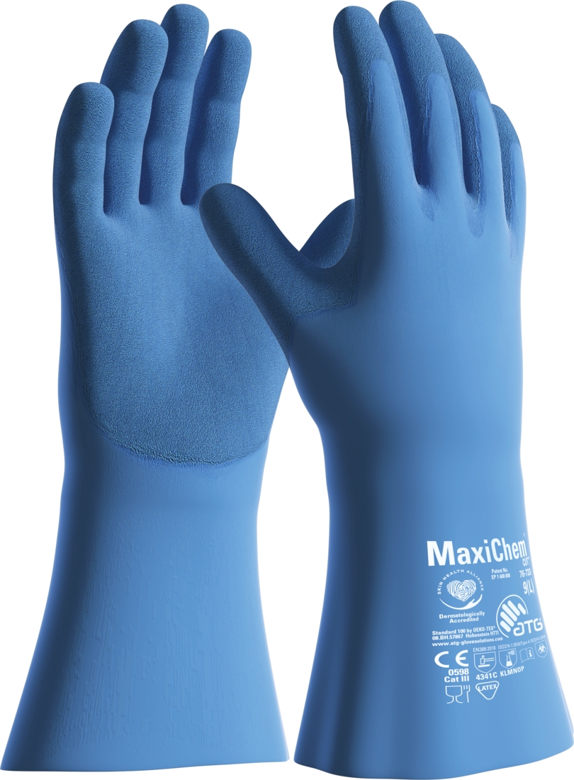 Gants de protection chimique Maxichem Cut 76-733 ATG