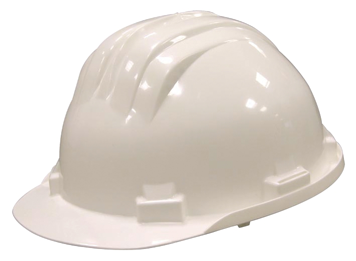 Casque de chantier blanc