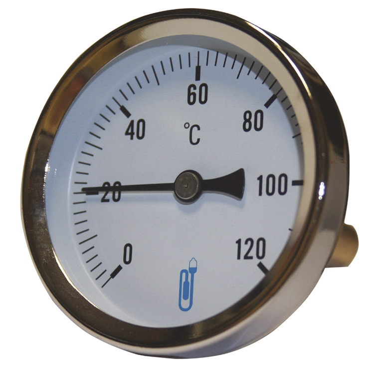  Thermomètre bimétallique à cadran - Arrière 