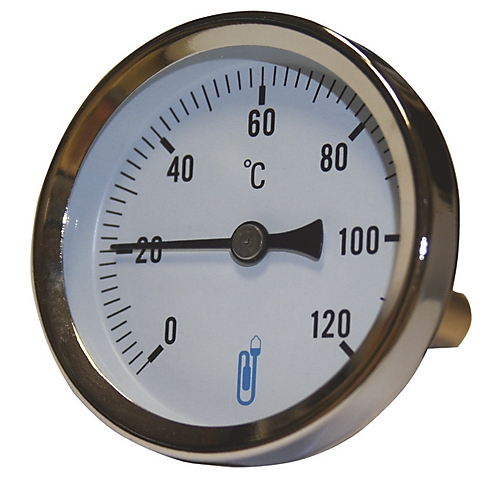 Thermomètre bimétallique à cadran - Arrière Distrilabo