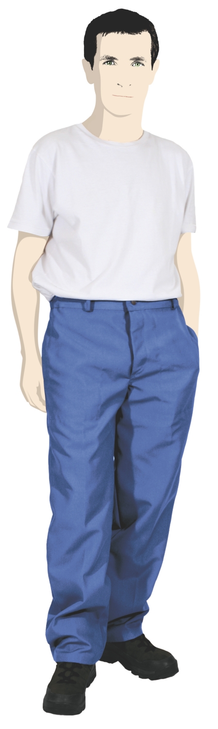  Pantalon anti-acide 601030 - Bleu bugatti 