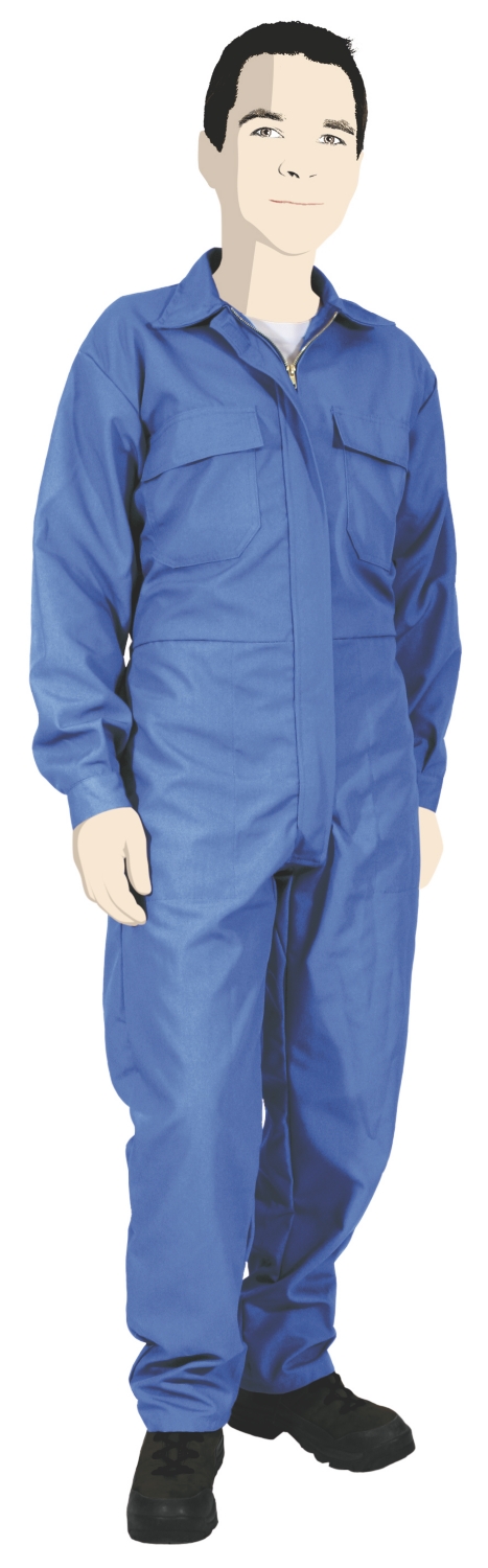 Combinaison antifeu Proban - Bleu bugatti DMD France