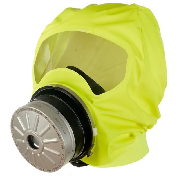 Cagoule complète réutilisable mono-filtre série Parat 7520 Dräger