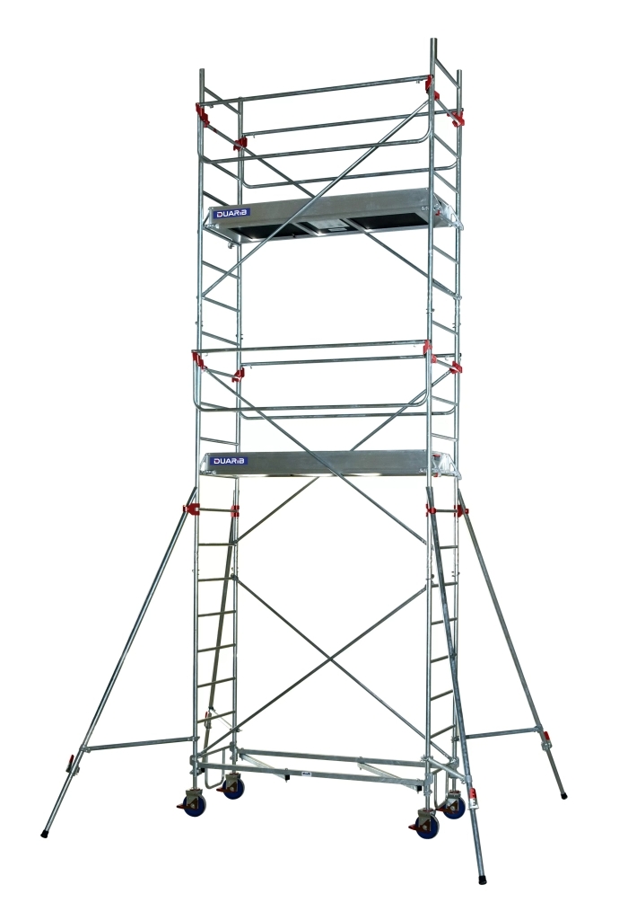Echafaudage roulant acier Rollstar 205 hauteur plancher 5 m