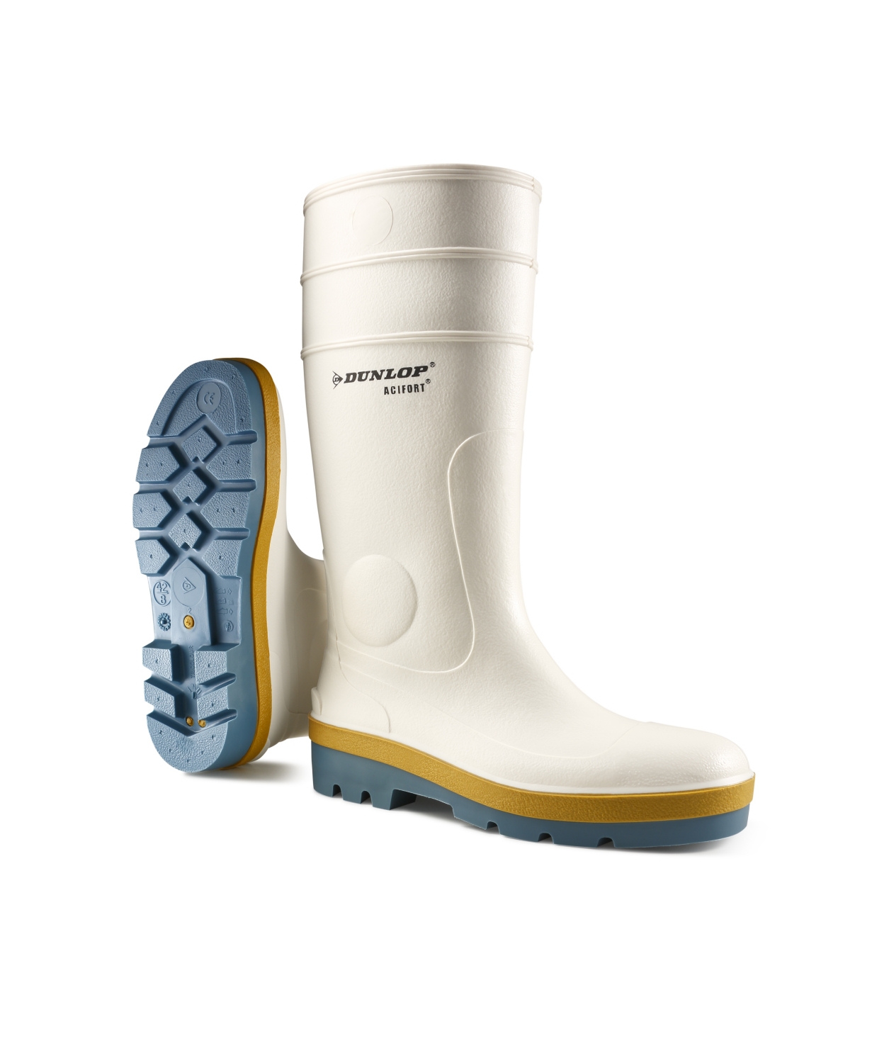  Bottes Acifort Tricolor Safety A781331 - Blanc/Jaune/Bleu 