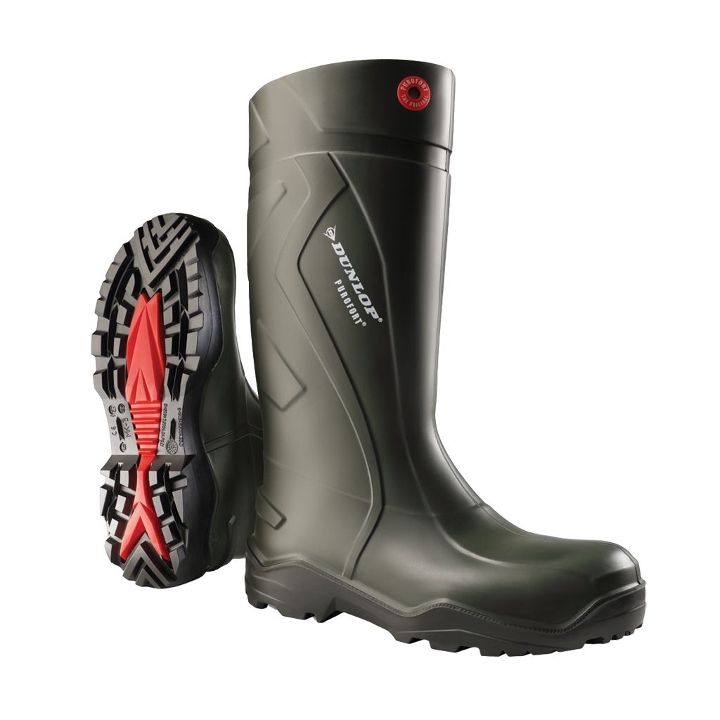 Bottes Purofort+ Full Safety C762933 - Vert foncé Dunlop