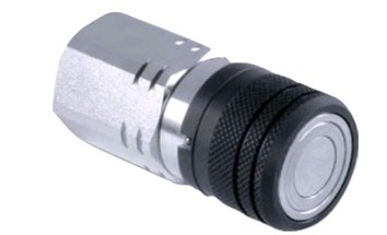 Coupleur hydraulique face plane joint NBR raccordement femelle acier - série FF