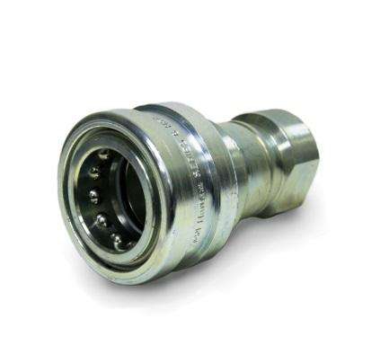 Coupleur hydraulique joint NBR raccordement femelle NPT acier - série HK