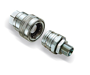 Coupleur hydraulique agricole joint NBR raccordement femelle avec bouchon acier - série Q9000