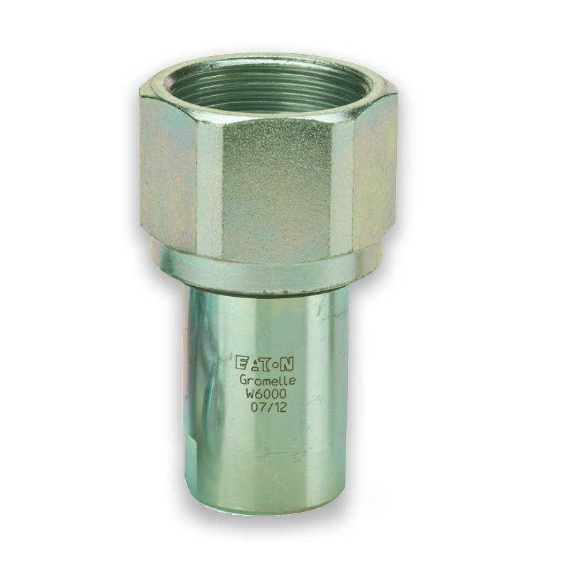 Coupleur hydraulique à visser joint FKM raccordement femelle inox - série W6000