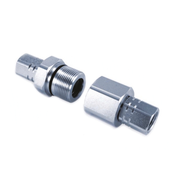 Coupleur hydraulique à visser joint NBR raccordement femelle acier - série W36000