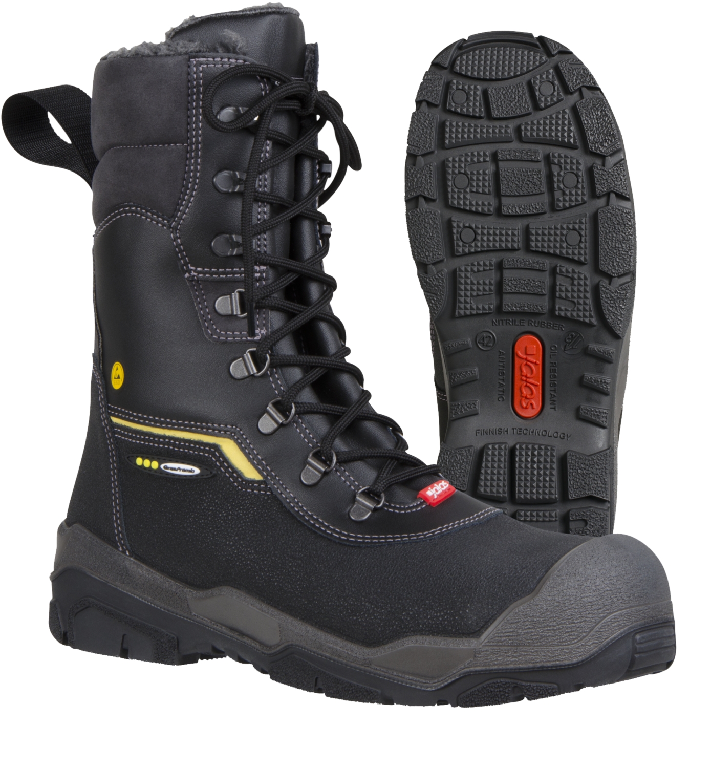 Chaussures de sécurité hautes protection thermique Icetrack 1808 - S3 CI HRO ESD SRC Jalas