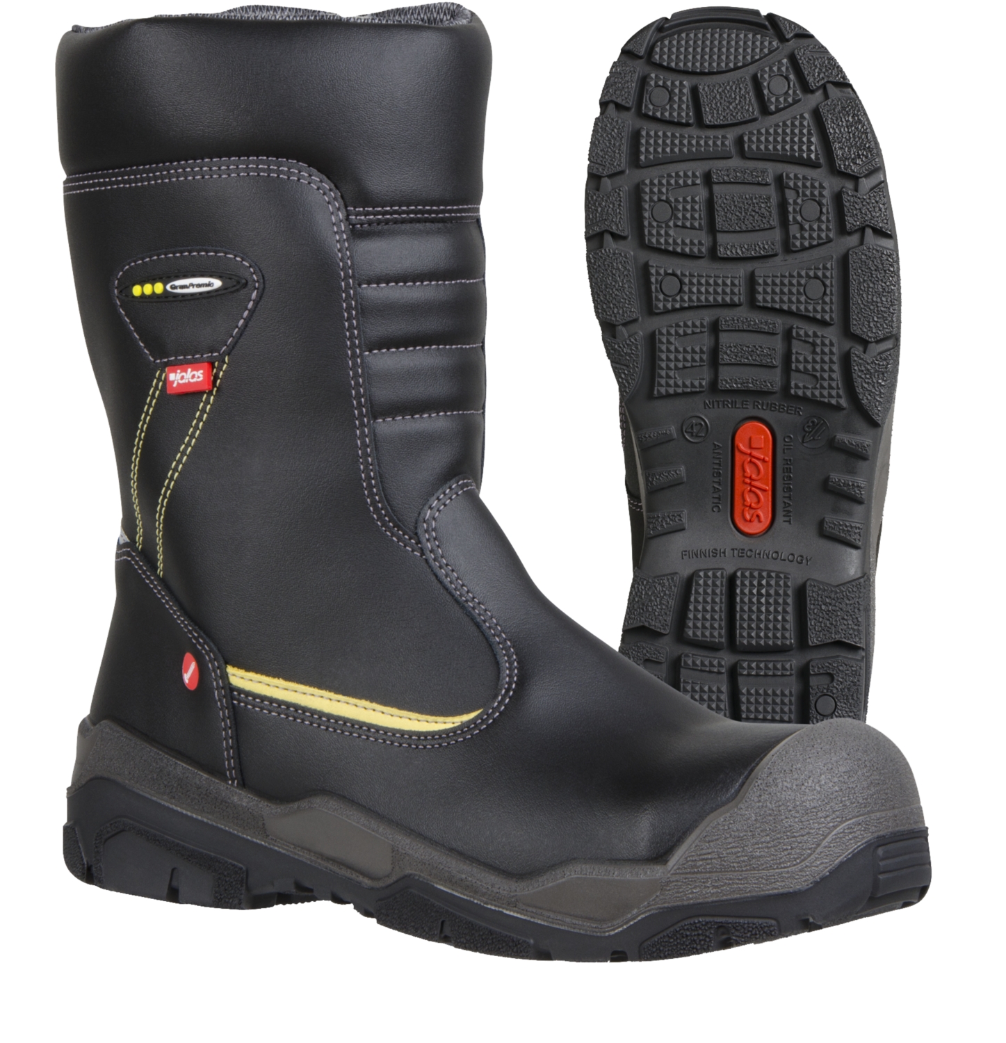 Bottes Polar 1858 - Noir/Jaune Jalas