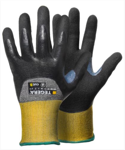Gants anticoupure Tegera 8806 Infinity - Noir/Jaune Ejendals