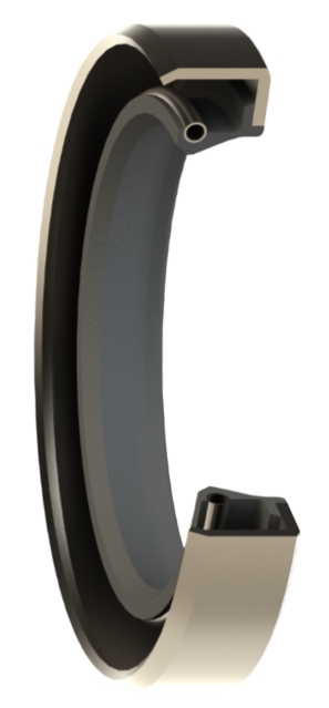 Bague simple lèvre profil BB cage apparente NBR / Nitrile