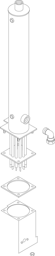 Résistance électrique 3/4" WPS T Bosch Home Comfort