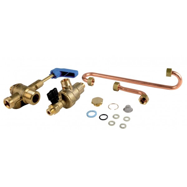 Raccord entrée sanitaire + robinet BRIO Elm Leblanc