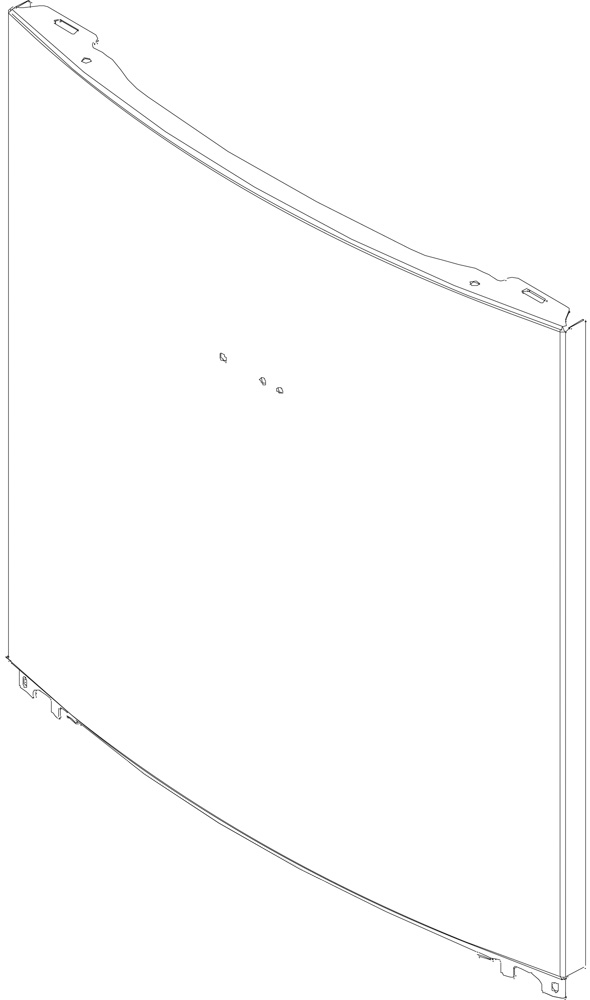 Panneau avant haut - 87186458470 Bosch Home Comfort