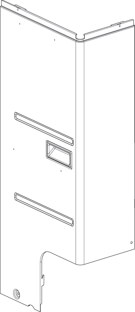 Panneau latéral droite avant 4-8kW Bosch Home Comfort