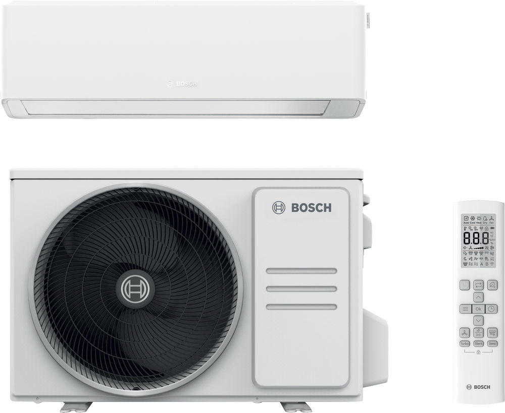 Ensemble mono-split Climate 7000i blanc- R32 Bosch Home Comfort