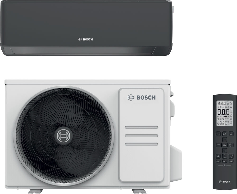 Ensemble mono-split Climate 7000i noir - R32 Bosch Home Comfort