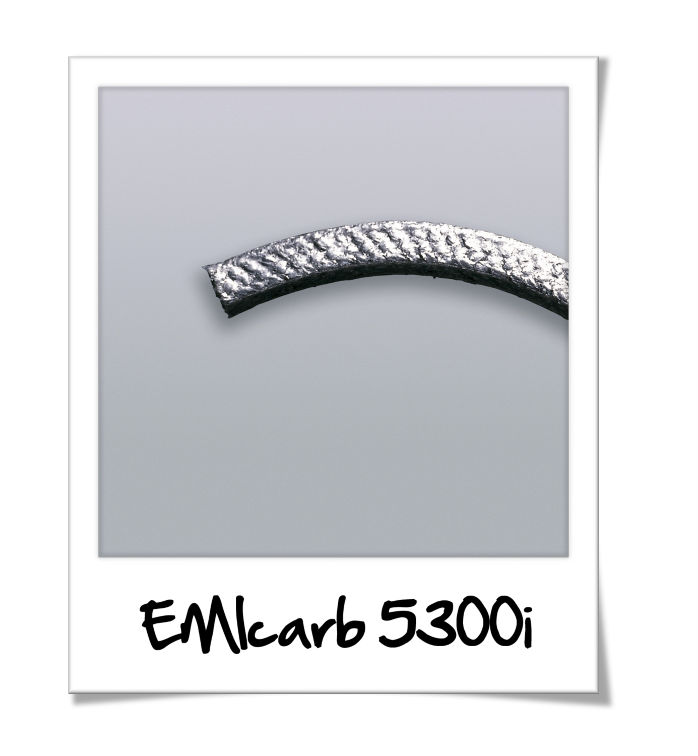 Tresse carrée fils carbographite PAN de -50 à +500°C 1 m/s 200 bar max série EMICARB 5300I