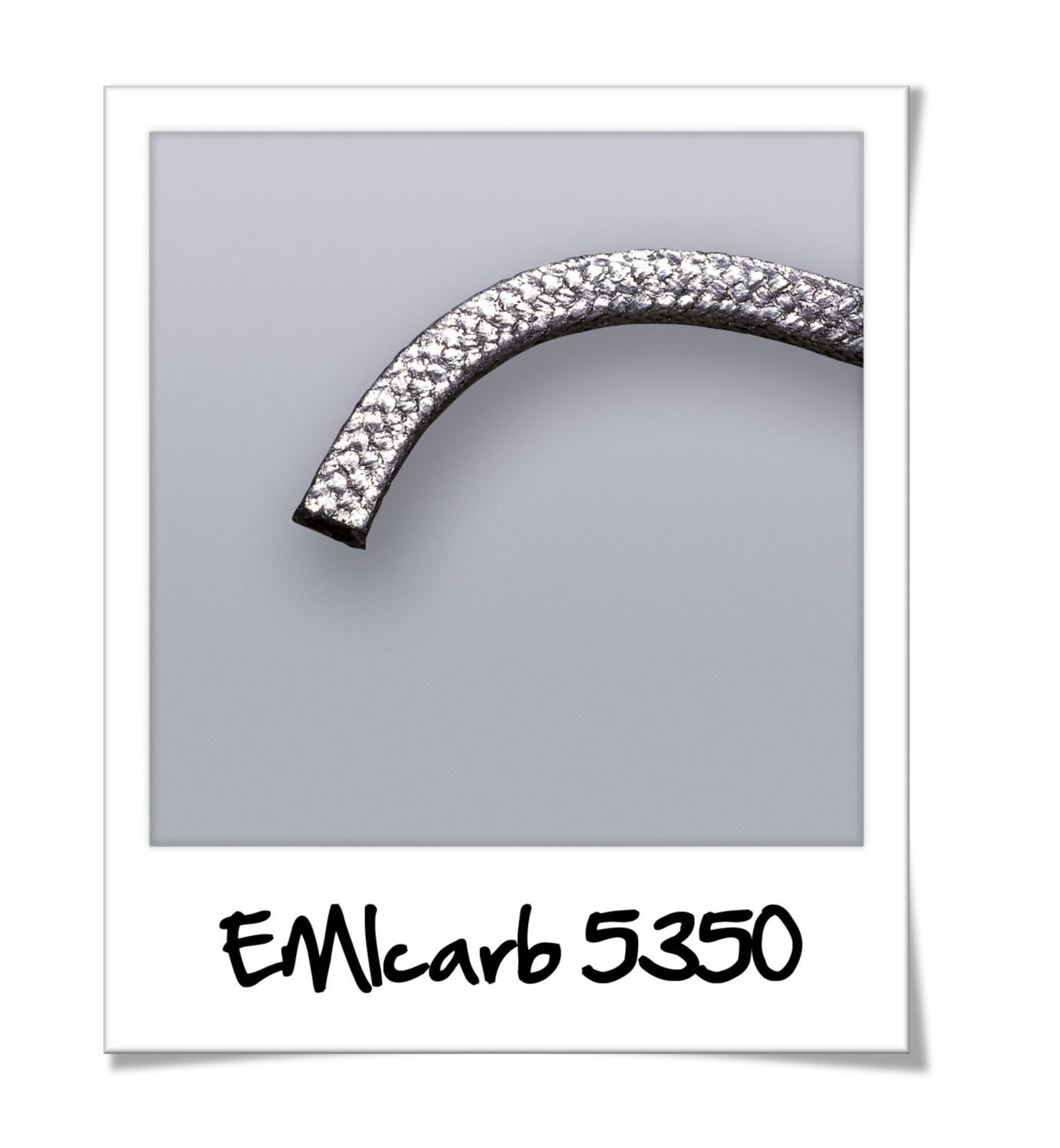 Tresse carrée fils de carbone de -50 à +500°C 20 m/s 200 bar max série EMICARB 5350