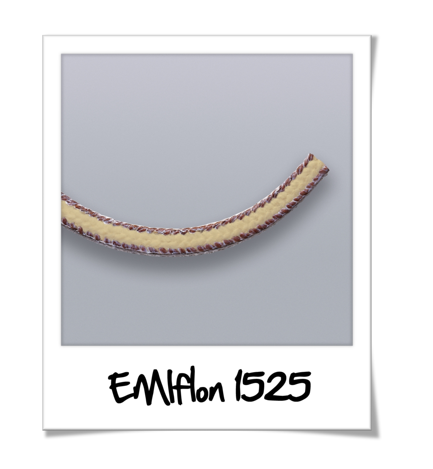 Tresse carrée fibres aramide de -100 à +300°C 20 m/s 200 bar max série EMIFLON 1525S