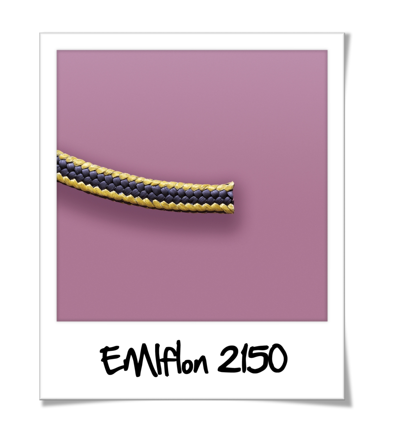 Tresse carrée  fils PTFE graphité angles Kevlar de -100 à +280°C 25 m/s 350 bar max série EMIFLON 2150