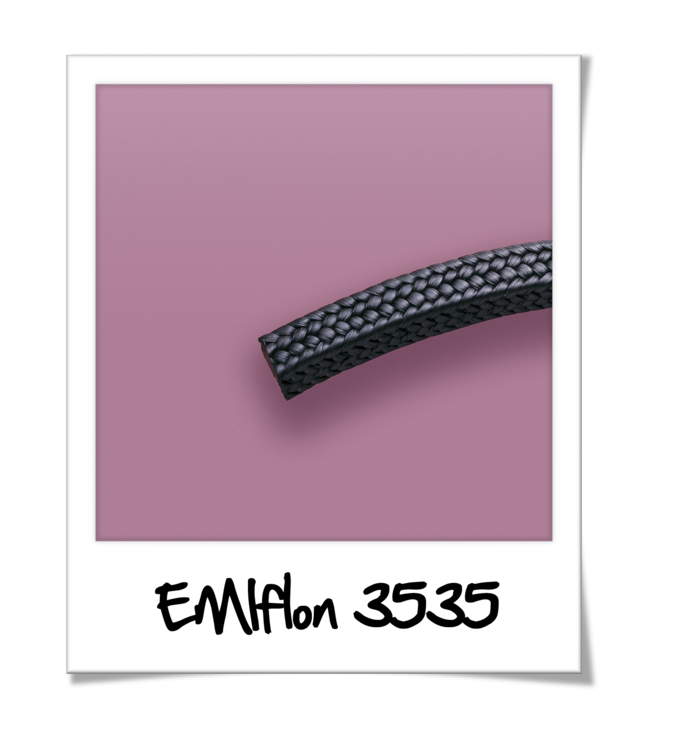 Tresse carrée fils de fibre Lenzing de -200 à +280°C 25 m/s 300 bar max série EMIFLON 3535