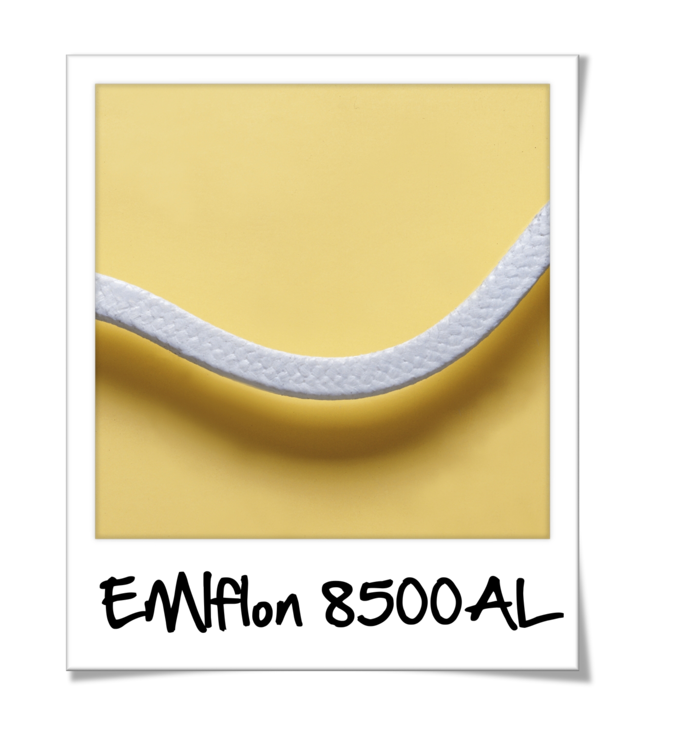 Tresse carrée fils synthétique imprégné PTFE de -100 à +250°C 15 m/s 100 bar max série EMIFLON 8500AL