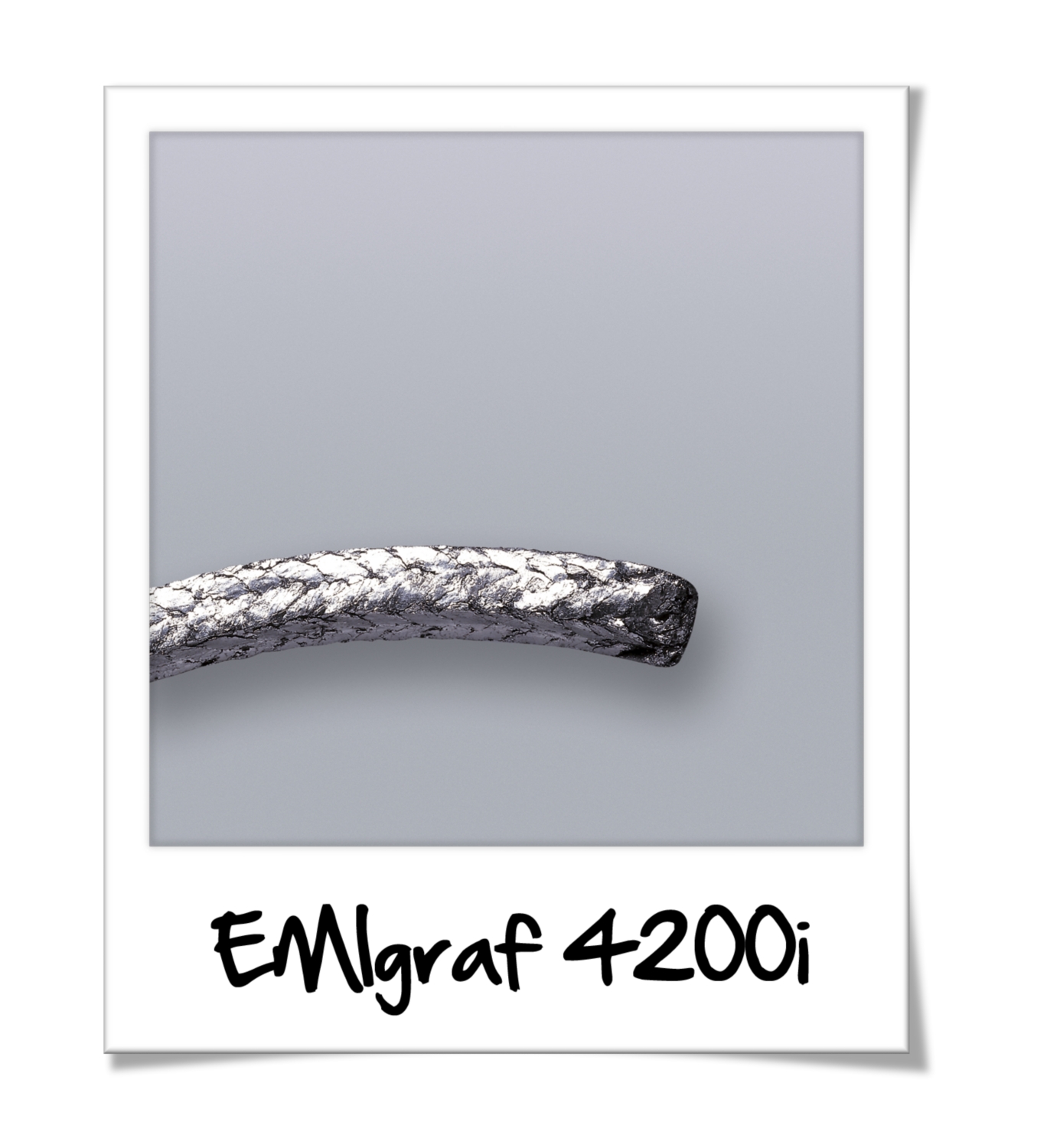 Tresse carrée fils de graphite expansé pur de -100 à +650°C 1 m/s 300 bar max série EMIGRAF 4200I