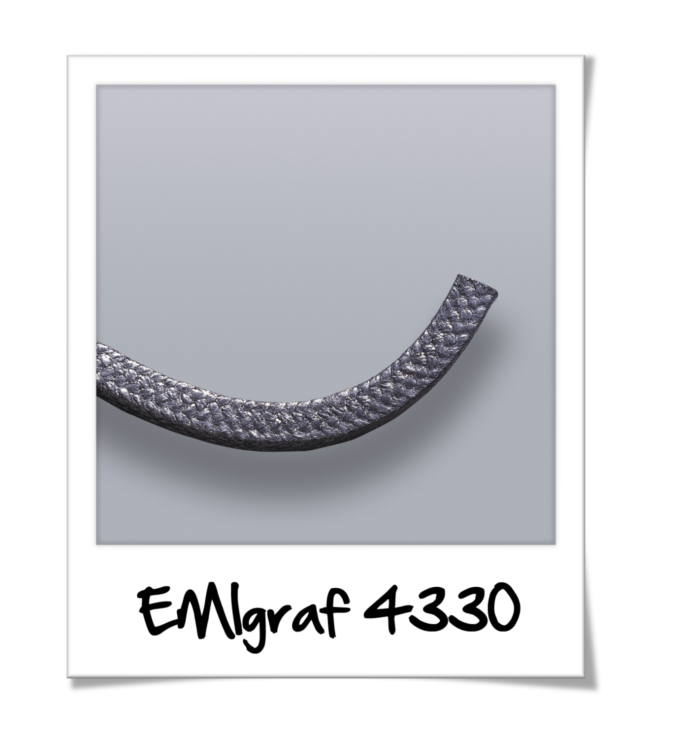 Tresse carrée fils de graphite en carbone (99%) de -100 à +700°C 30 m/s 200 bar max série EMIGRAF 4330