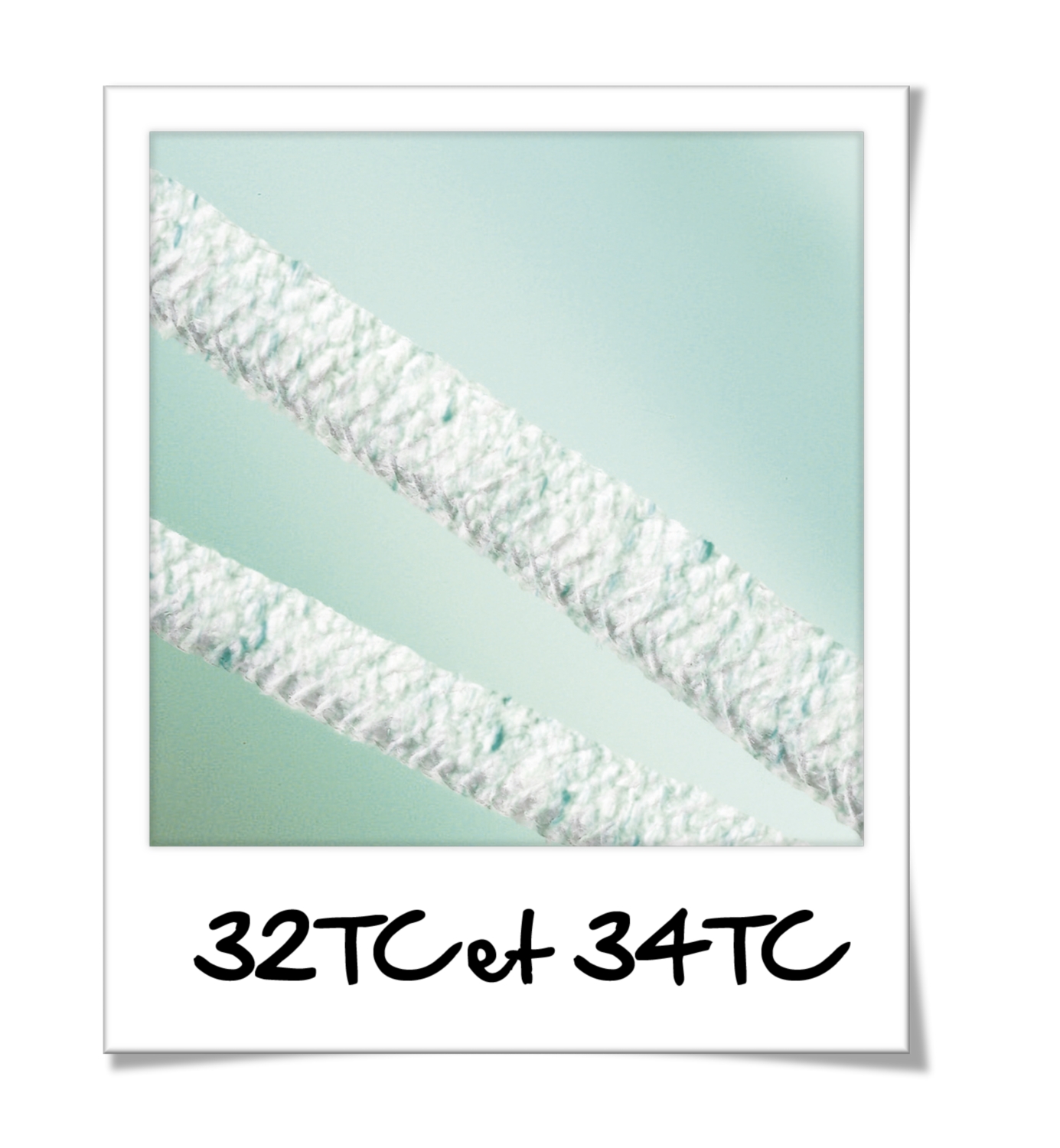 Tresse carrée fils à base de verre HT cardé renfort Inconel de +20 à 1050°C série EMITHERM'34TC