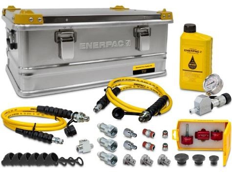 Boîte à outils pompe à main et vérins hydrauliques maximum 700 bar série SC Enerpac